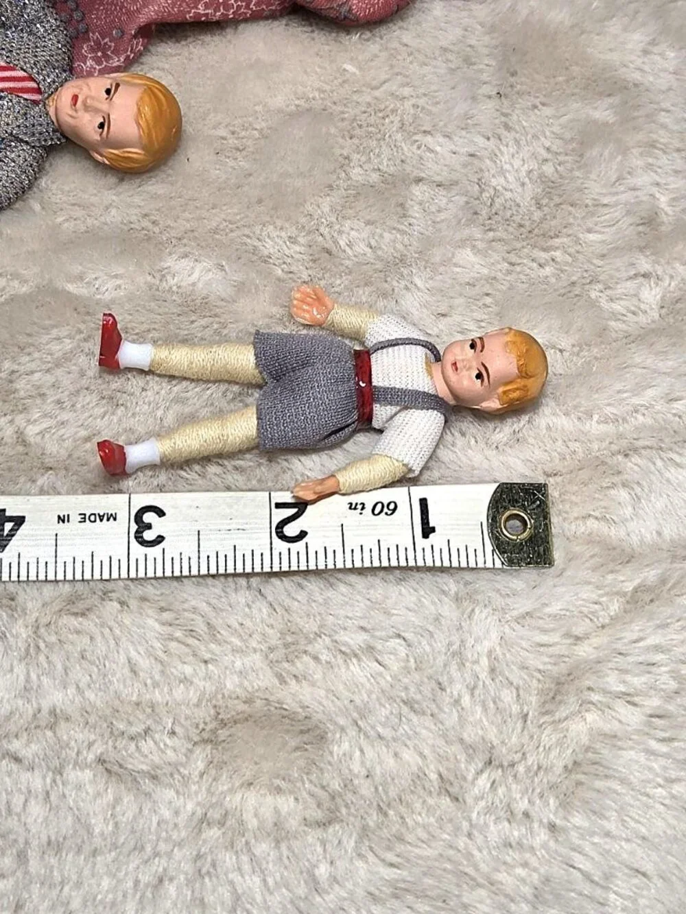 Vintage Concord Miniatures Doll Family Set of 4 Dolls 1970s NEW IN BOX #B6